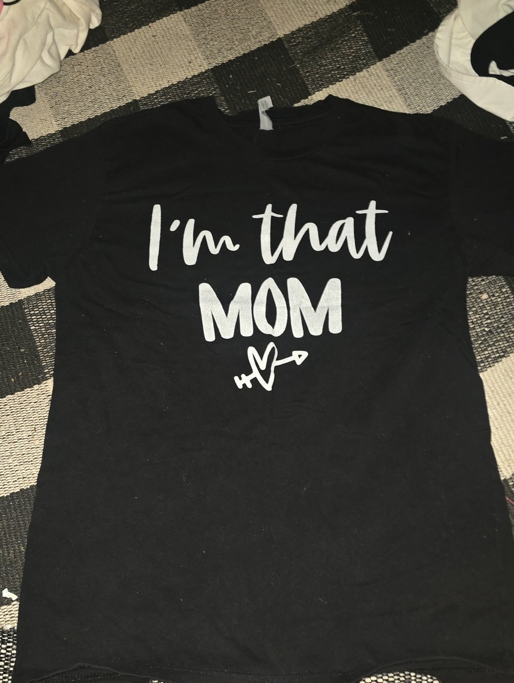 I'm That Mom Black Graphic Womens Tee